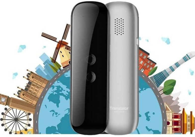 Smart oversetter med tydelig skjerm som viser oversatte setninger for enkel forståelse.