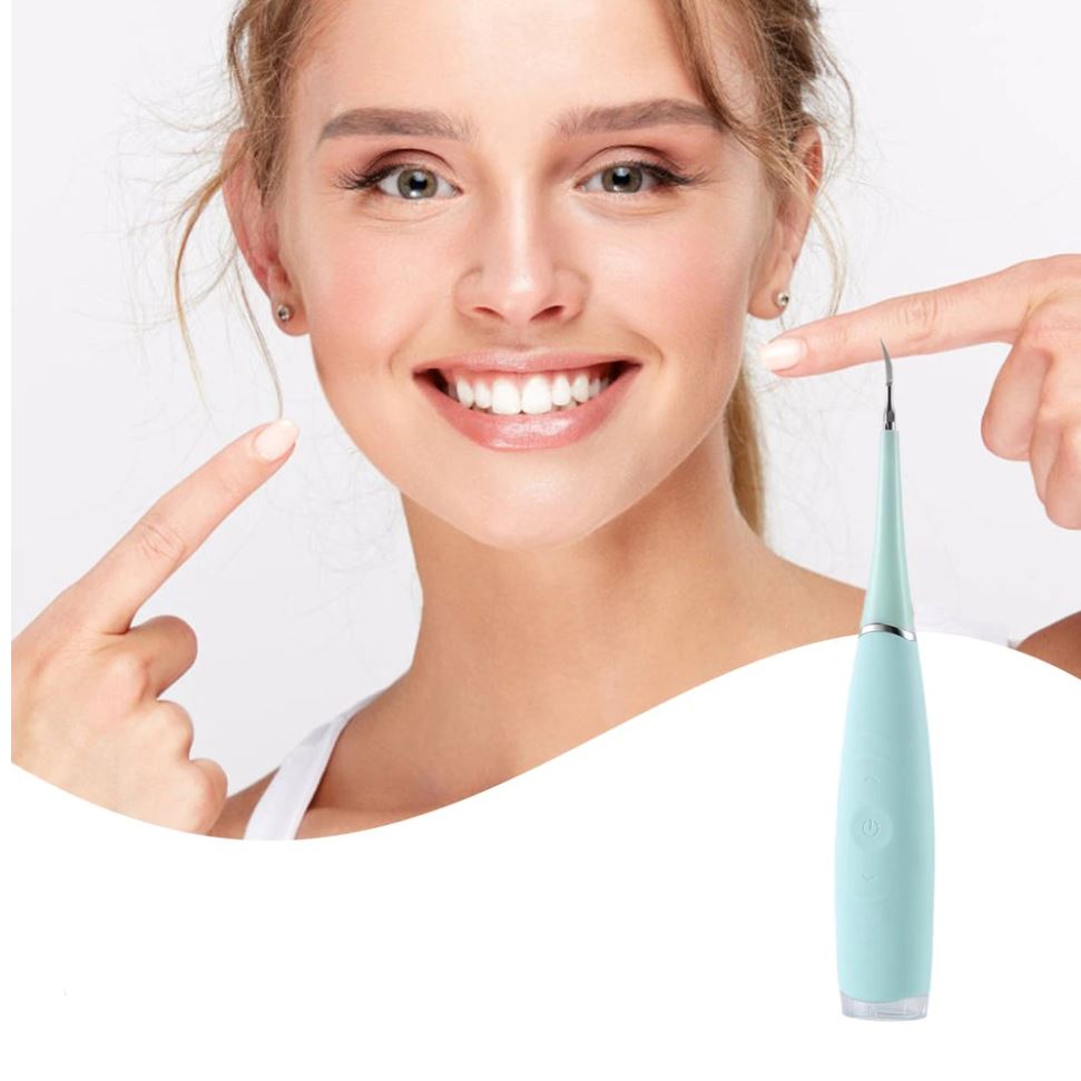 Ergonomisk bærbar ultrasonisk plakkfjerner for grundig munnhygiene og et strålende smil.