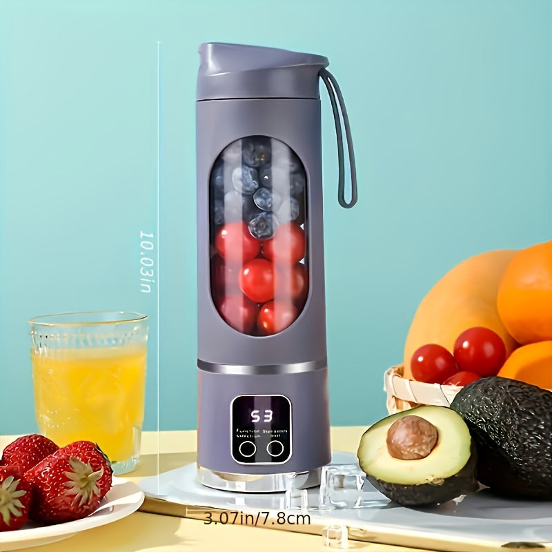 Kompakt, oppladbar USB-blender for smoothies og milkshakes. Elegant design, enkel å ta med.