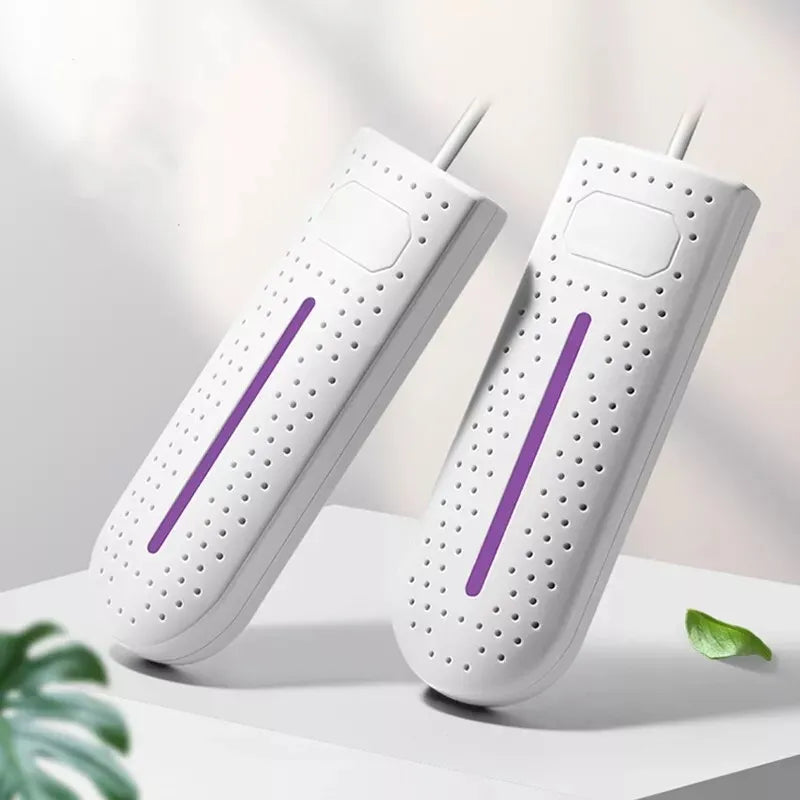 Effektiv luktfjerner for sko. Bærbar sterilisator med UV-lys, sikrer hygiene og tørre sko.