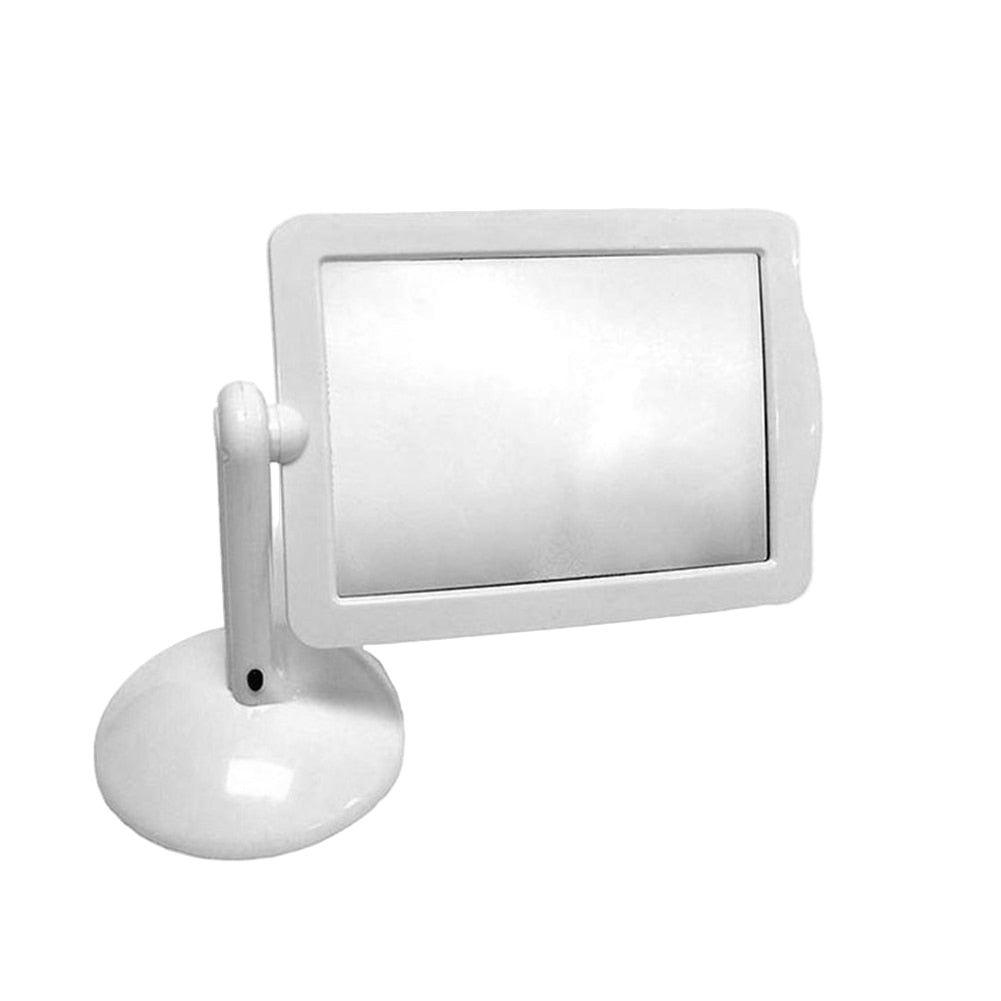 Bærbart forstørrelsesglass med LED-lys for lesing. Ideelt synshjelpemiddel med klare akryllinser, lett å bruke.