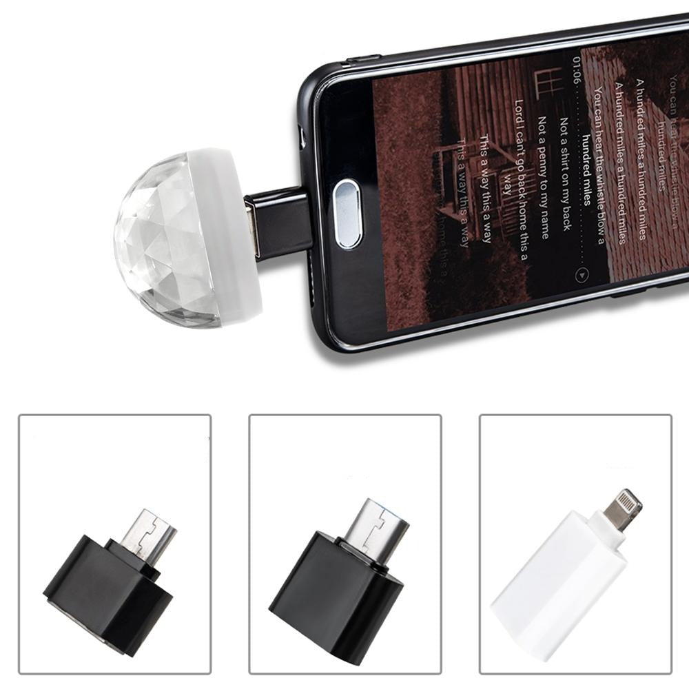 Essensielt festutstyr: USB-drevet diskolys i soppform for levende lyseffekter og optimal partystemning.