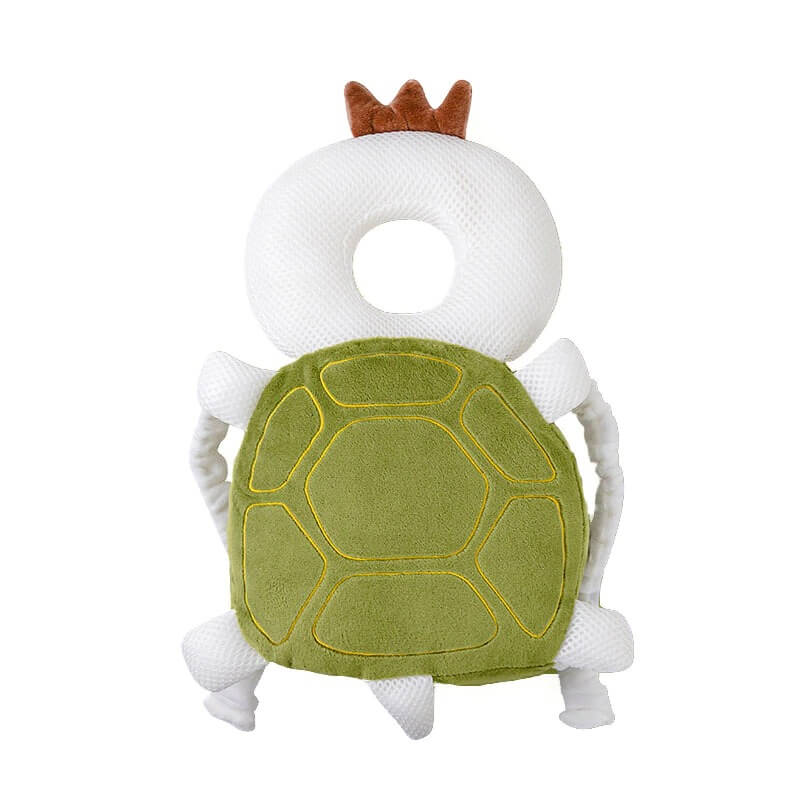 Baby fallbeskyttelse ryggsekk i plysj. Ergonomisk design gir komfort og sikkerhet for barn.