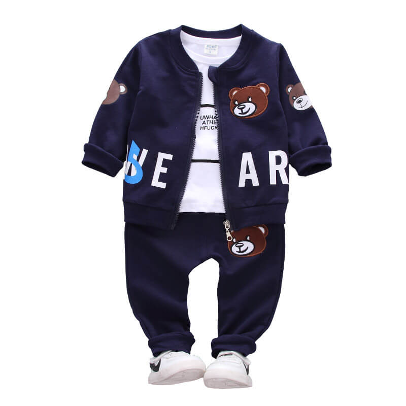 Baby vinterdress Bjørn med bjørnedesign, perfekt for kalde dager