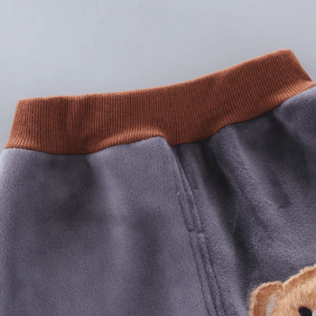 Norskprodusert baby vinterdress med bjørnedesign