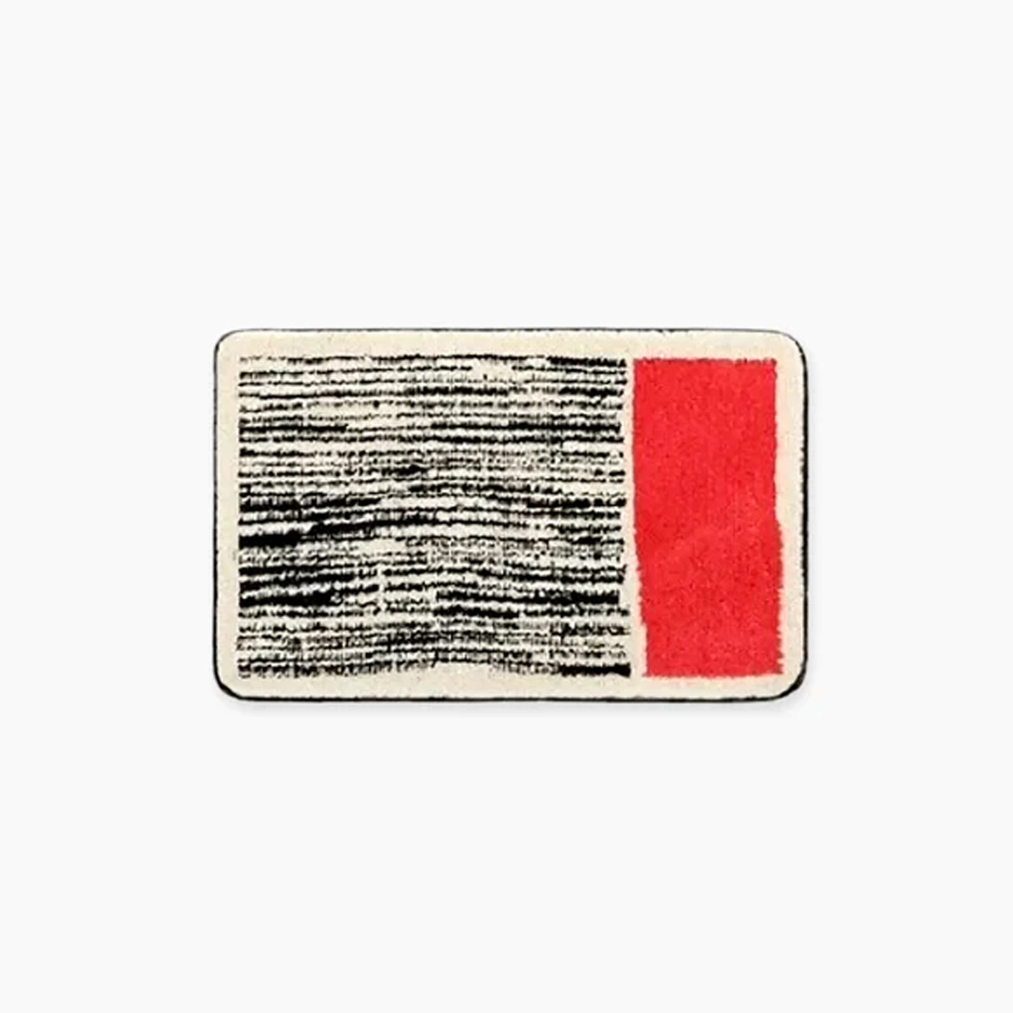 Moderne baderomsmatte med abstrakt kunst, antiskli og nordisk touch.
