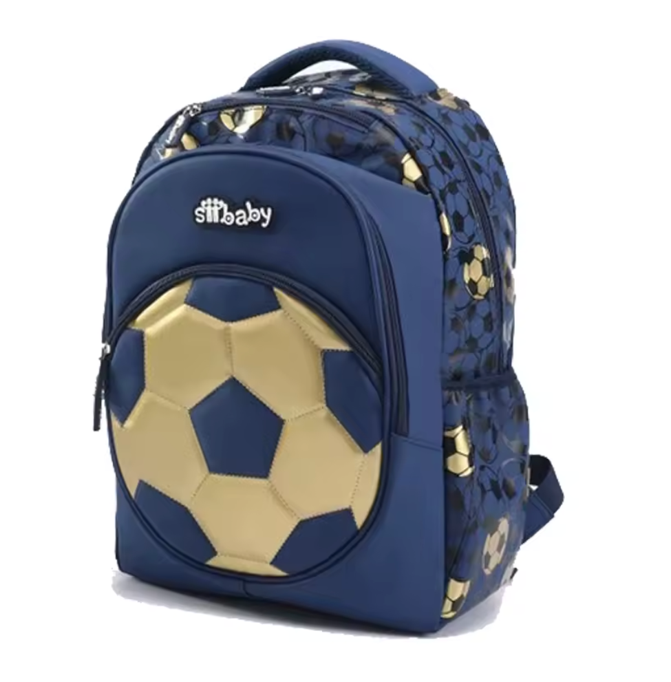 Barnevennlig fotball skolesekk, romslig og komfortabel. Perfekt barnesekk for unge skoleelever.
