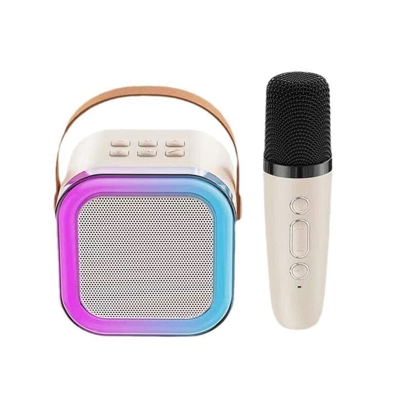 Barnas første karaokemaskin, trådløs med enkel tilkobling og to mikrofoner.