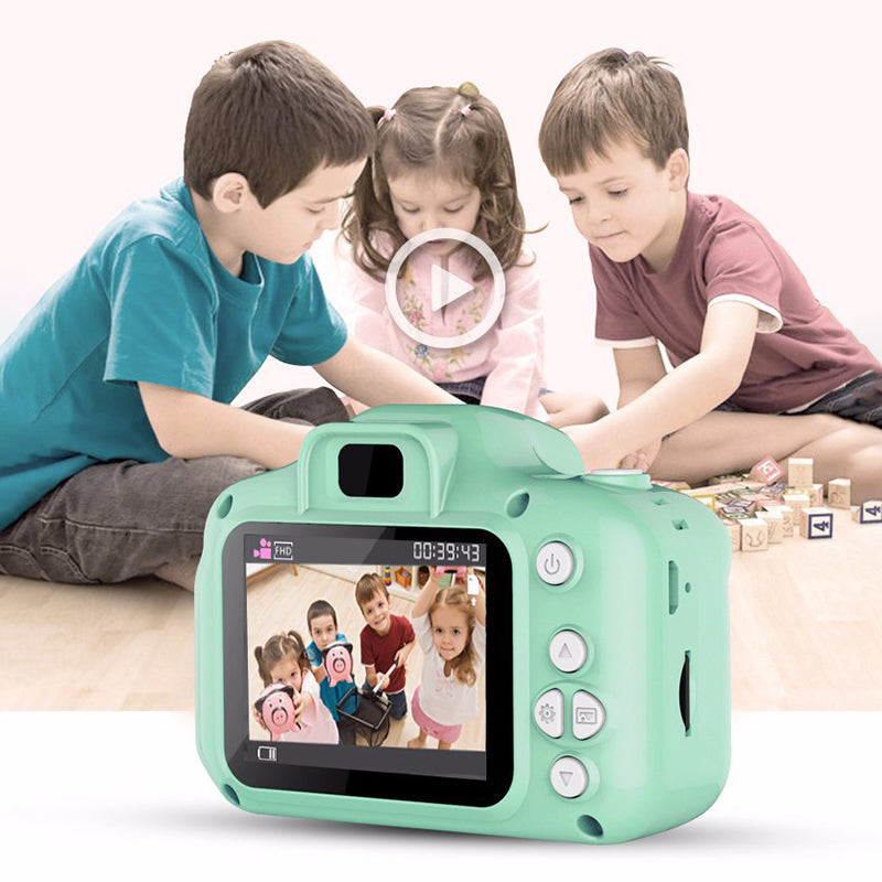 Barnas støtsikkert digitalkamera for kreativ lek, perfekt leketøy for unge fotografer.