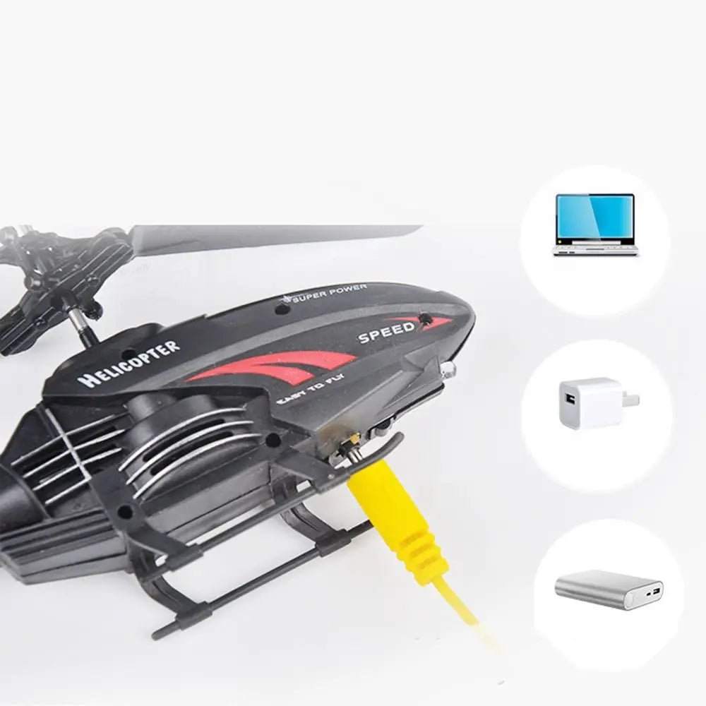 Trygt lekefly for barn med fleksible rotorer, gir spennende og enkel innendørs flymoro.