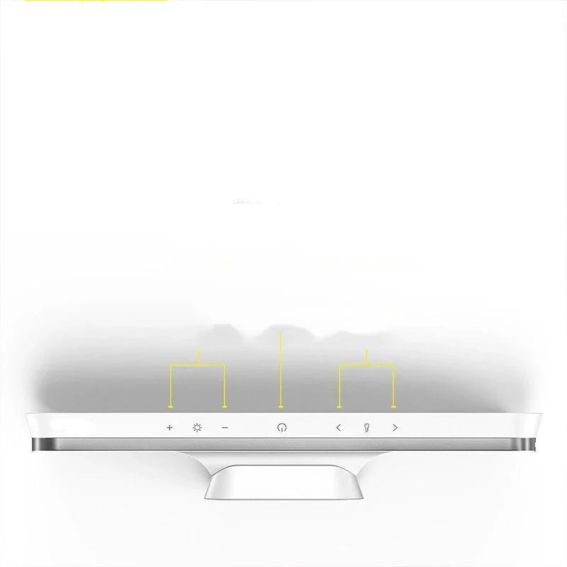 Moderne LED-bordlampe med elegant design. Berøringsstyrt og dimbar for stemningsfull belysning.