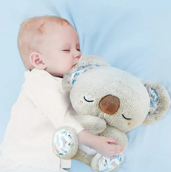 Multisensorisk koala leketøy som hjelper med stressreduksjon.