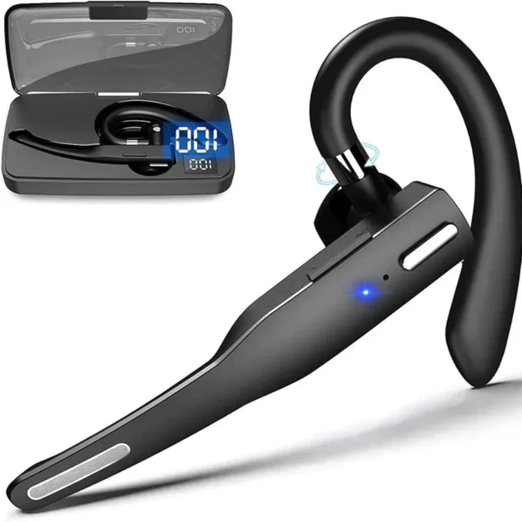 Bluetooth 5.1 støyreduserende hodesett med doble mikrofoner, perfekt for klar kontorkommunikasjon.