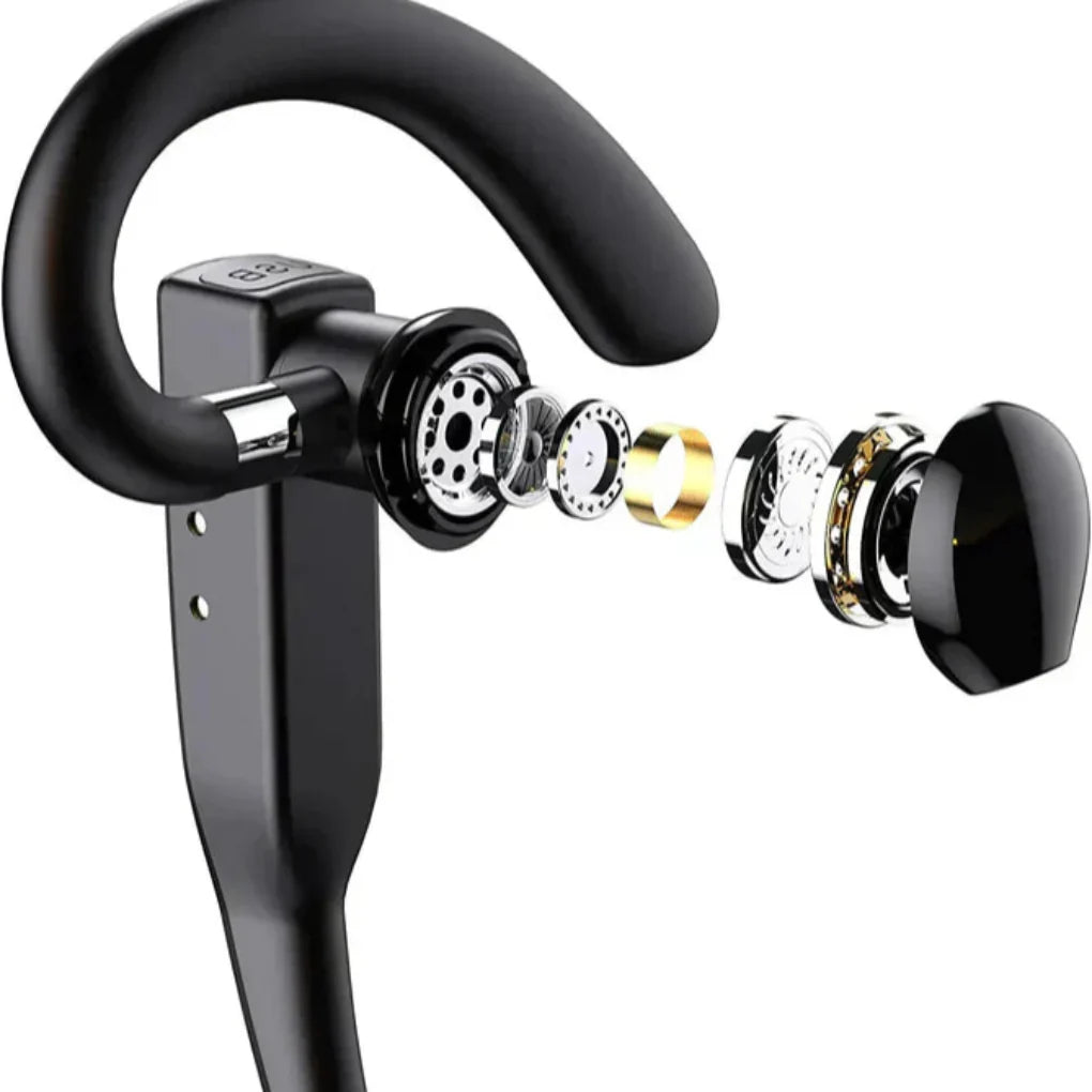 Moderne Bluetooth 5.1 hodesett med justerbar hodebøyle og myke øreputer for maksimal komfort.