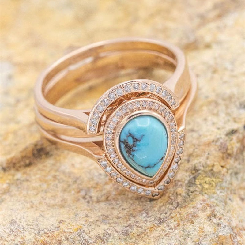 Boho stil ring for kvinner, elegant statement smykke, hudvennlig design.