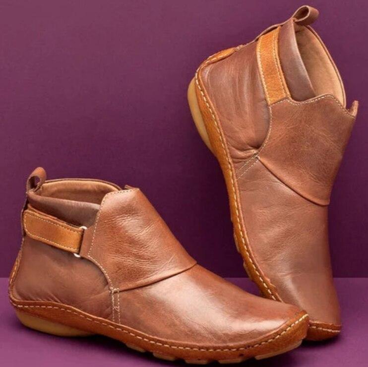 Dame ankelstøvler i bruk, allsidige komfortsko og vintersko som passer klassisk stil og fritid.