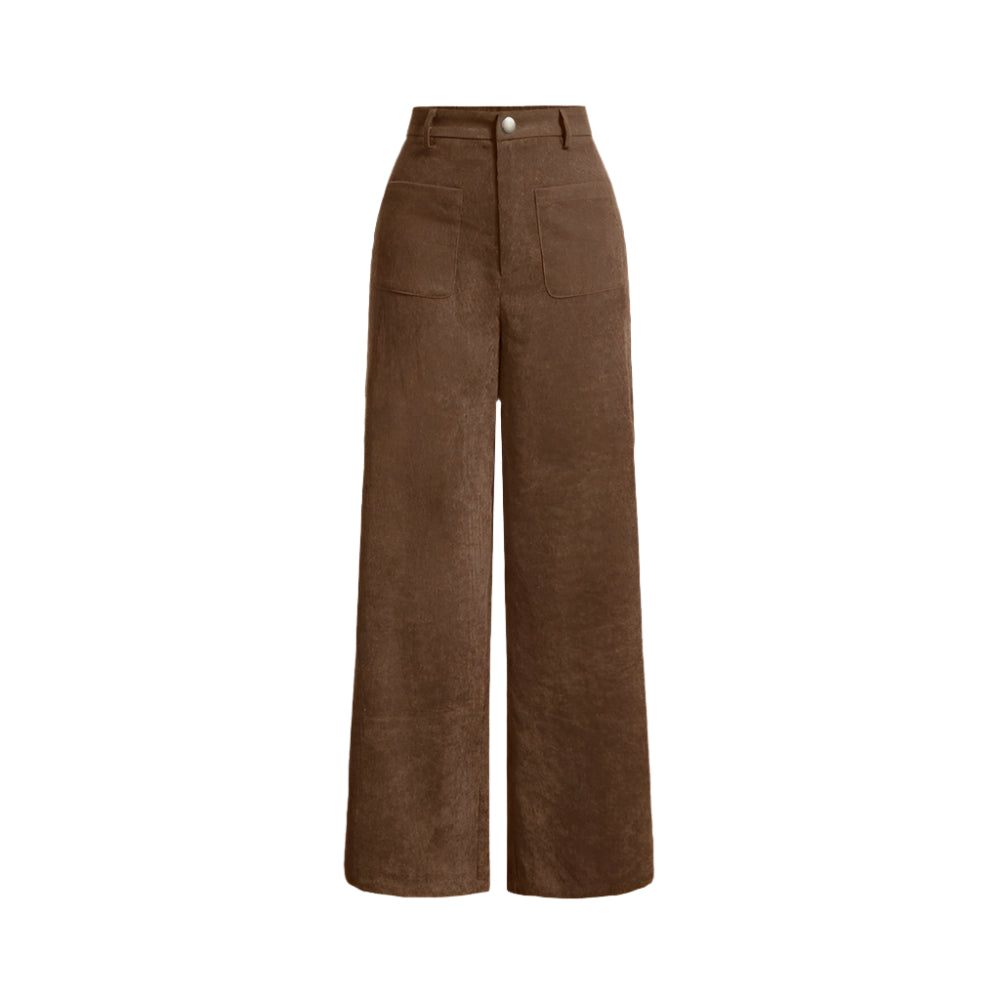 Dame retrobukser med løs passform for hverdag og fritid. Komfortabel vintage stil for damemote.