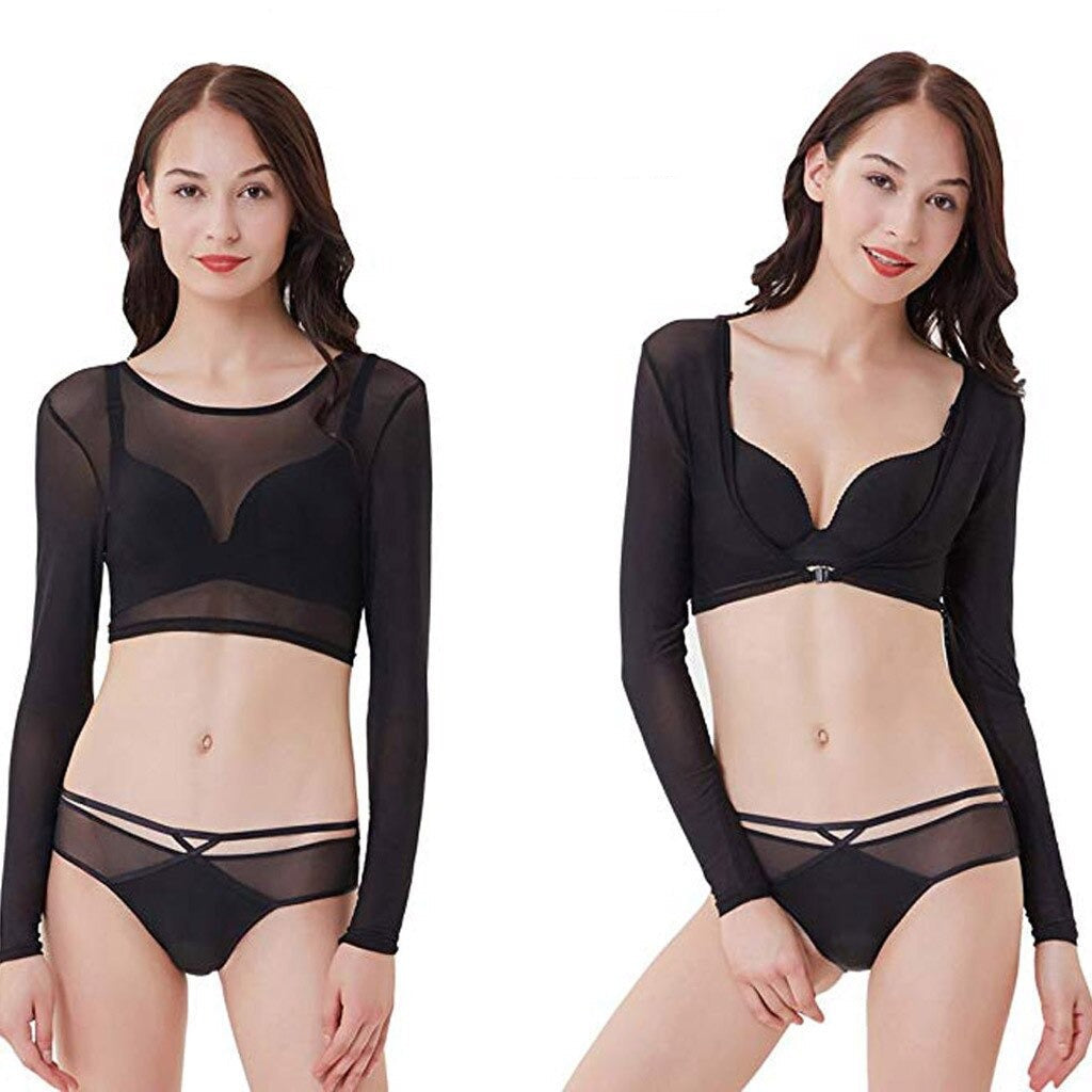 Usynlig arm shapewear for dame, perfekt under sommerklær for en glatt og fin armkontur.