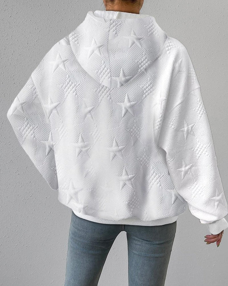 Allsidig dame sweatshirt med ribbet mansjetter, perfekt for casual stil. Komfortabel genser til hverdags og fritid.