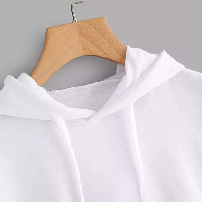 Hettegenser crop-topp for dame med USA-tema, viser din patriotiske stil.