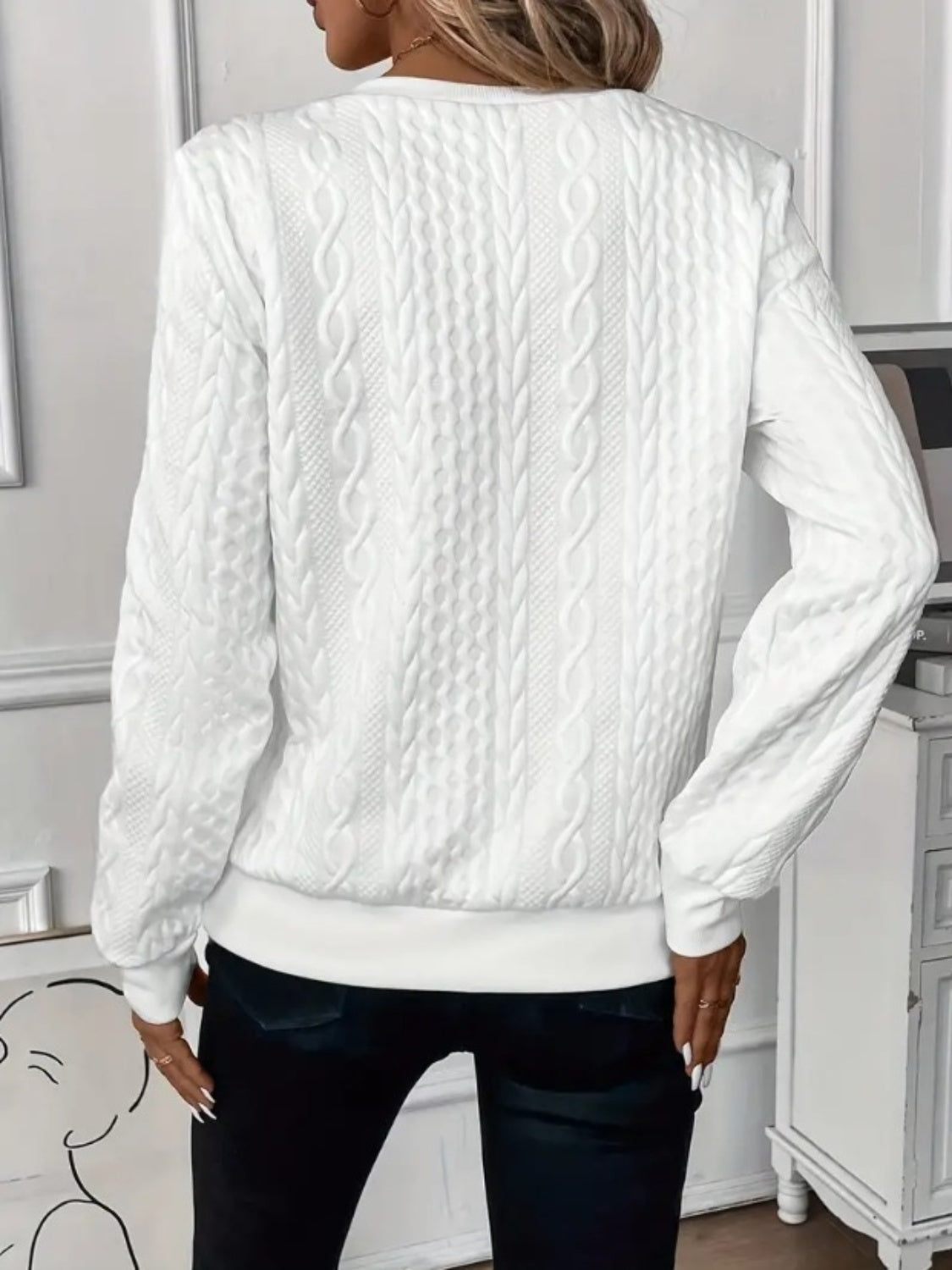 Stilfull damesweatshirt med praktisk halv glidelås, perfekt for lag-på-lag og hverdagsbruk.