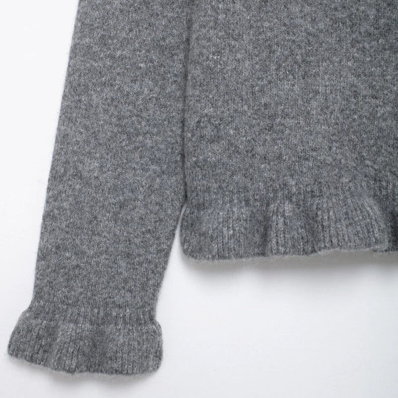 Elegant dame cardigan, åpen silhuett, ideell for lag-på-lag i fritidsmote