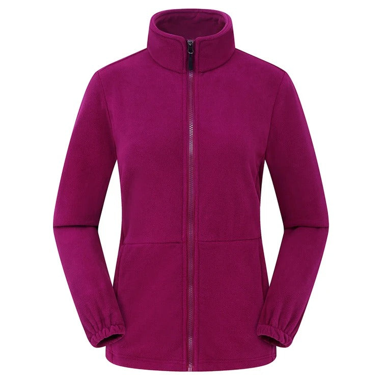 Funktionelle Damen Wanderjacke aus Fleece, leicht und atmungsaktiv, ideal für Bergtouren