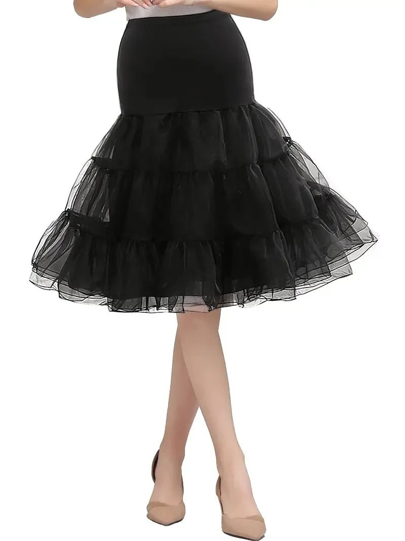Pakket dame vintage tyll petticoat, klar for forsendelse, høykvalitetsprodukt