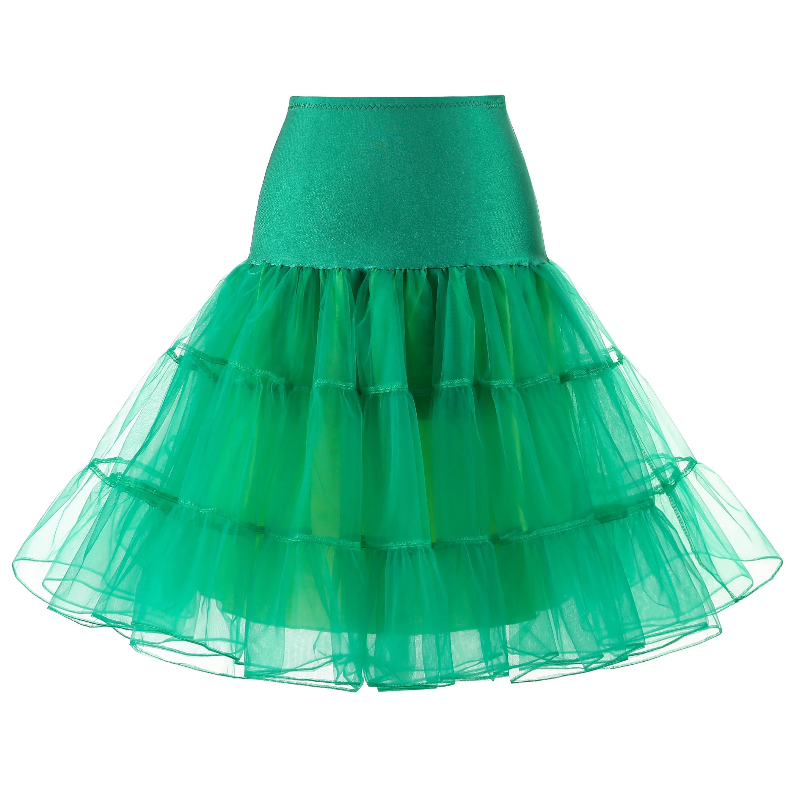 Flere lag med tyll i en dameunderkjole, vintage stil, for mer volum
