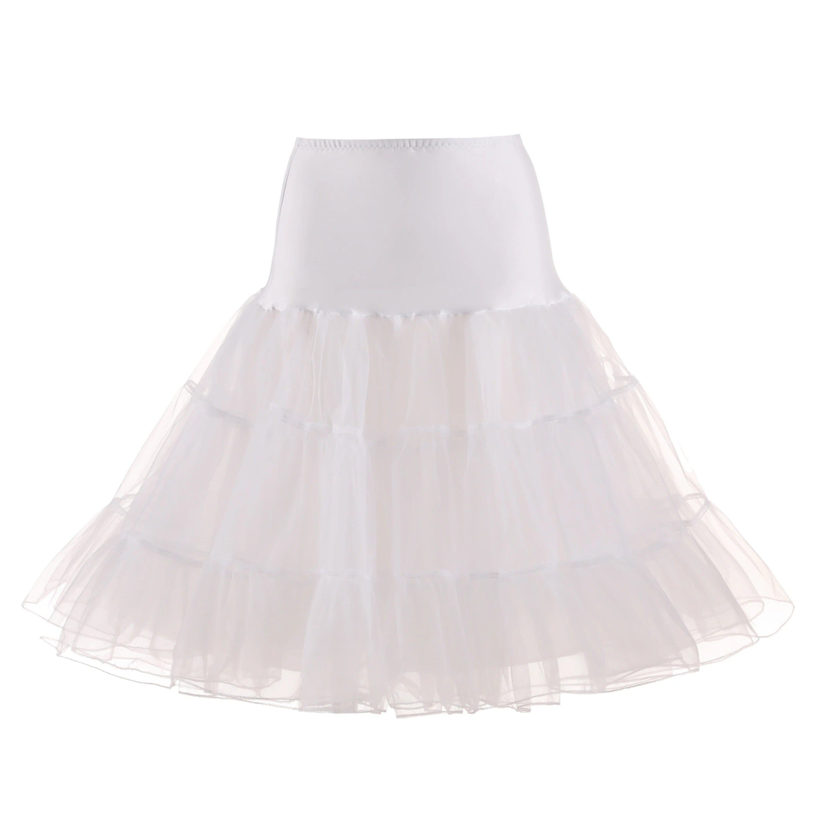 Oppheng av en dame vintage petticoat for å vise teksturen på tyllen