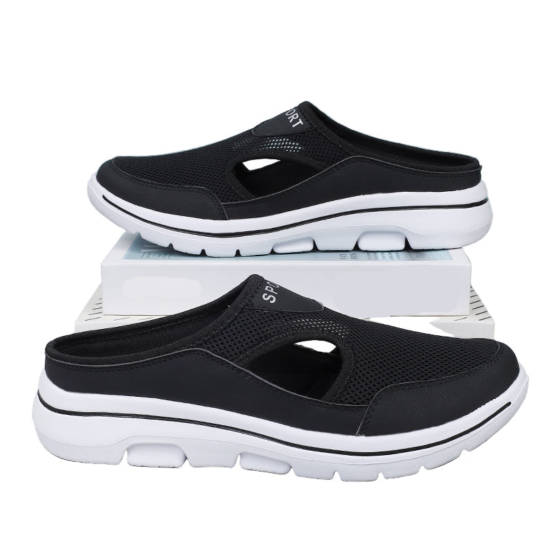 Damers ergonomiske komfort slippers, perfekt for innendørs bruk hele dagen, med god fotsupport.