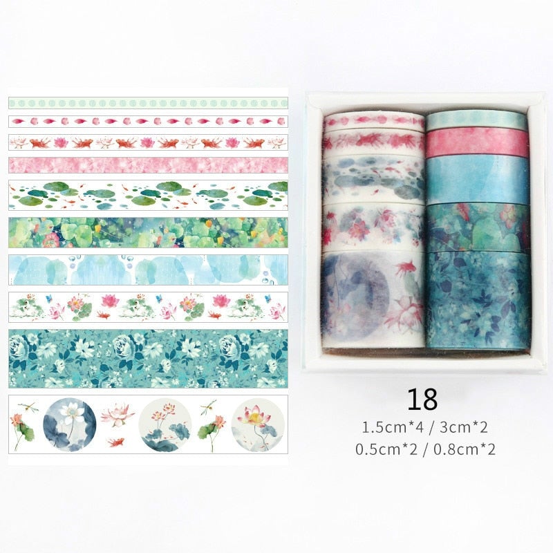 Washi tape for studenter og kunstnere, en essensiell del av ethvert kreative sett.