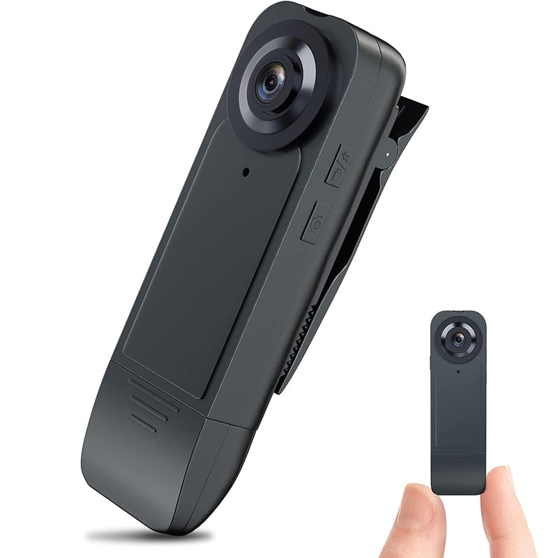 Diskret 1080P HD minikamera for personlig videoopptak. Liten kroppskamera for sikkerhetsovervåking.