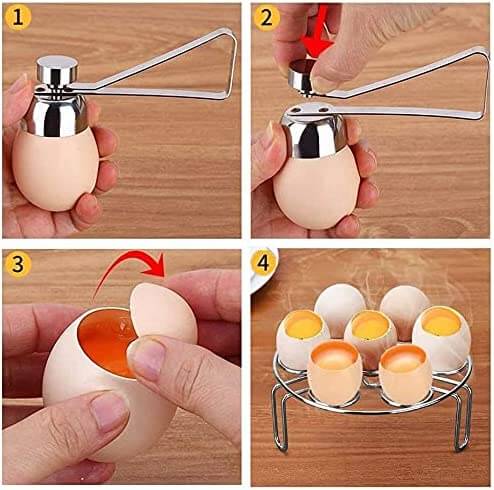 Enkel og effektiv eggeåpner for perfekte egg uten anstrengelse, essensielt kjøkkenutstyr.