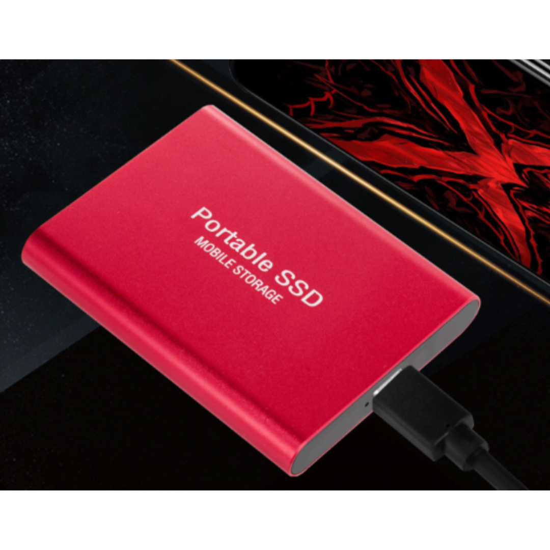 Solid state disk 2TB USB-C for sikker, bærbar lagring. Perfekt for rask tilgang til filer, uansett hvor du er.