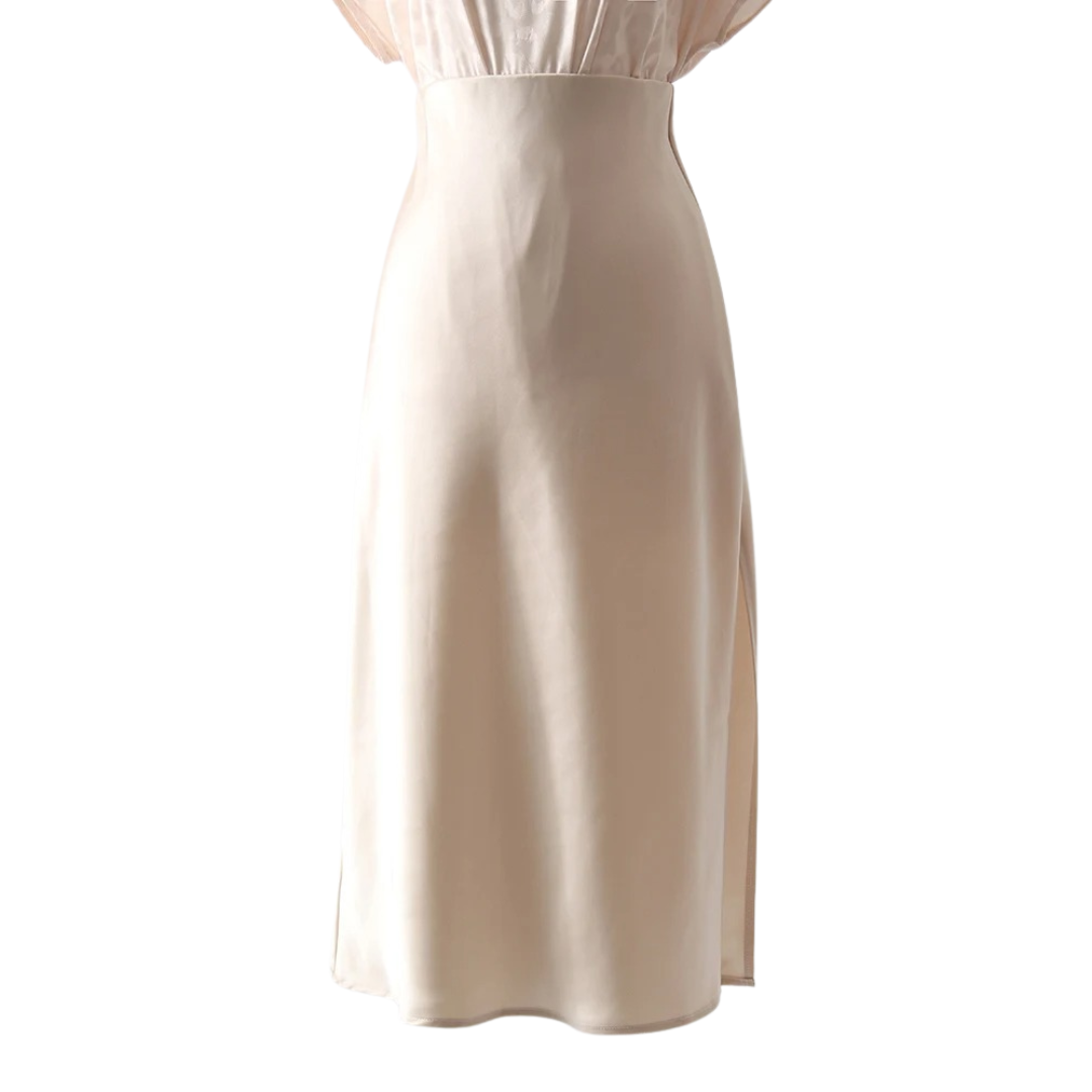 Elegant A-linje kontorskjørt for kvinner; tidløs design, perfekt for business og formelle anledninger.