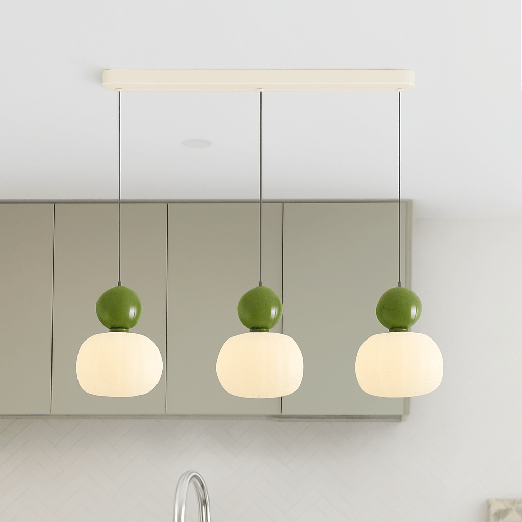 Art deco pendellampe, sofistikert belysning som forsterker interiøret.
