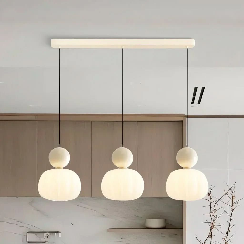 Art deco soveromslampe, elegant hengende taklampe for et luksuriøst preg.