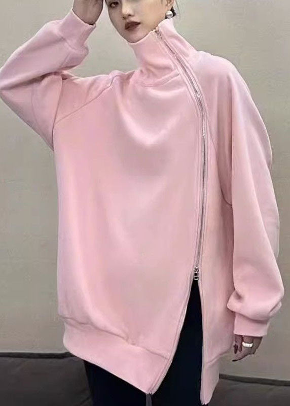 Komfortabel dame pullover turtleneck genser med trendy åpen side. En elegant løs passform for vinterklær.