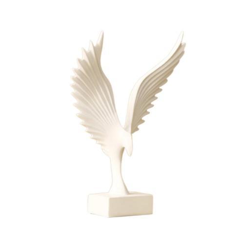 Minimalistisk englevinge skulptur for et rent interiør. Moderne design og elegant hjemmedekor.