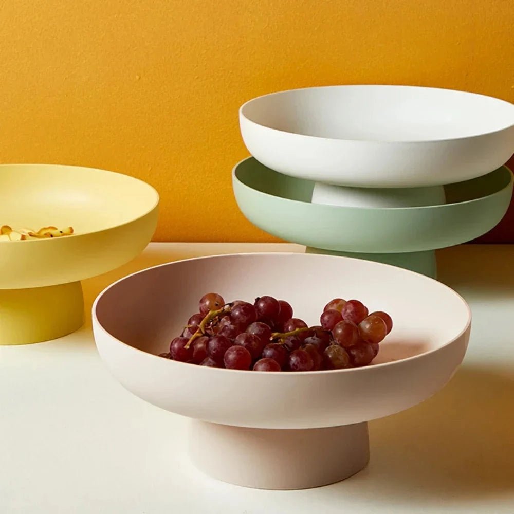 Minimalistisk design, denne elegante fruktskålen er en perfekt fruktdekor for ethvert moderne hjem.