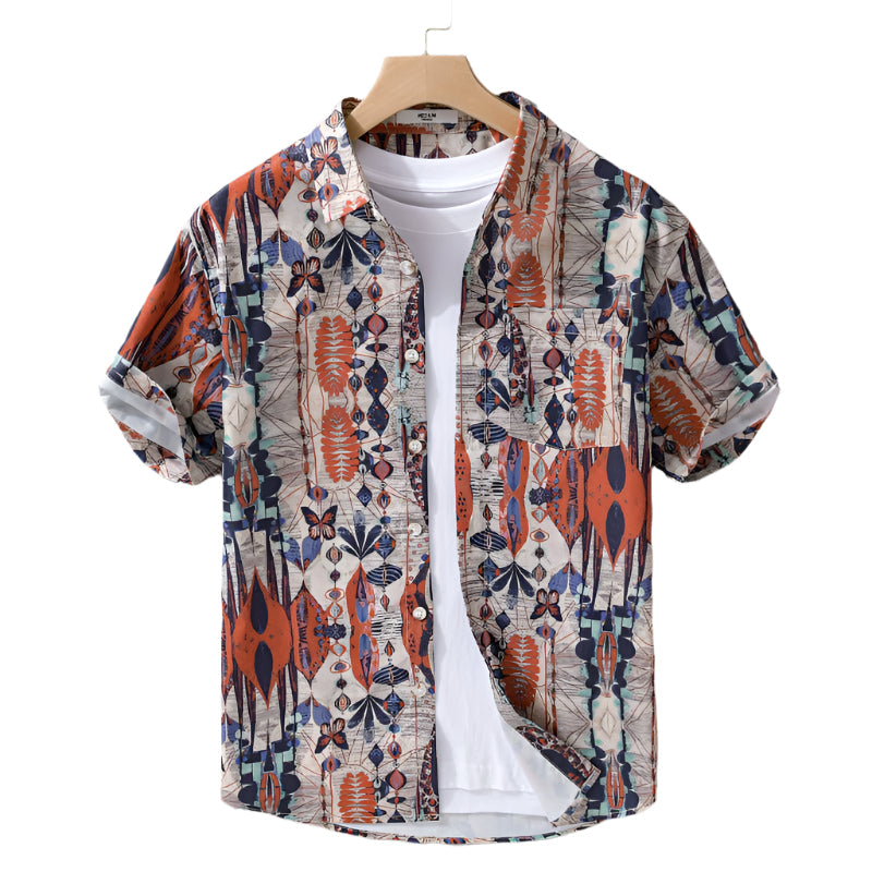 Elegant herreskjorte for menn, premium komfortabel og lettvektig. Perfekt for sommer og fritid.