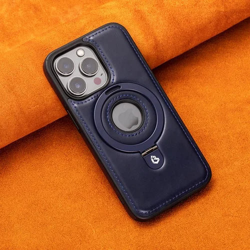 Solid telefonbeskyttelse med et stilrent iPhone-deksel som har en hendig magnetisk stativfunksjon.