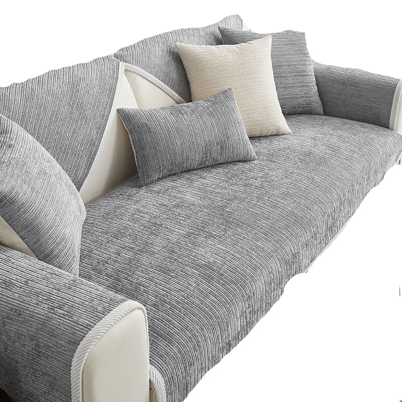 Elegant jacquard sofatrekk for stuen, beskytter møbler med stil.