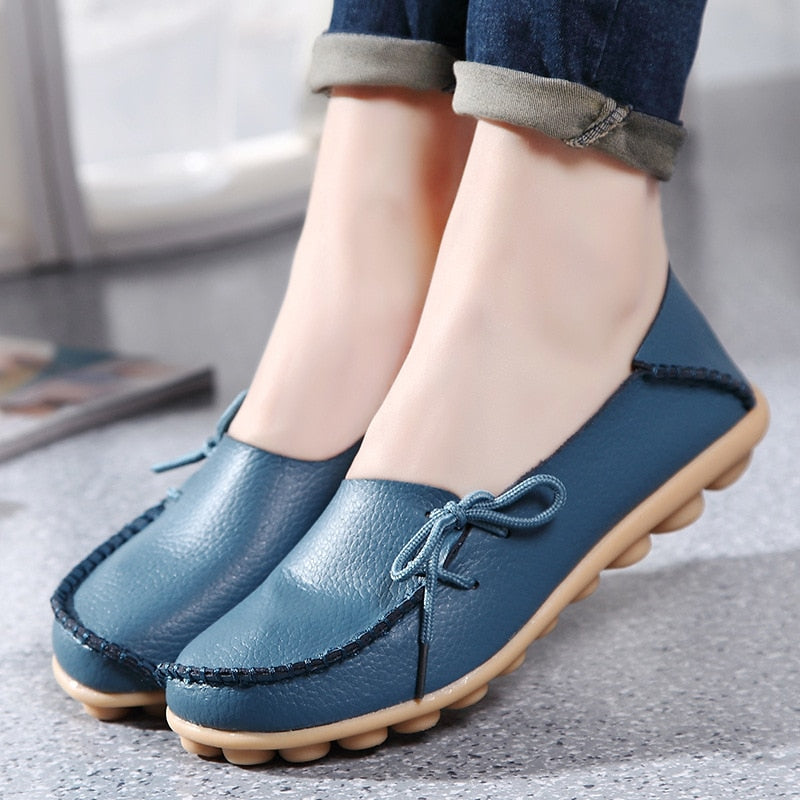 Komfortable loafers for kvinner, ideelle for fritid og hverdag. Elegant slip-on fottøy for vår/sommer.