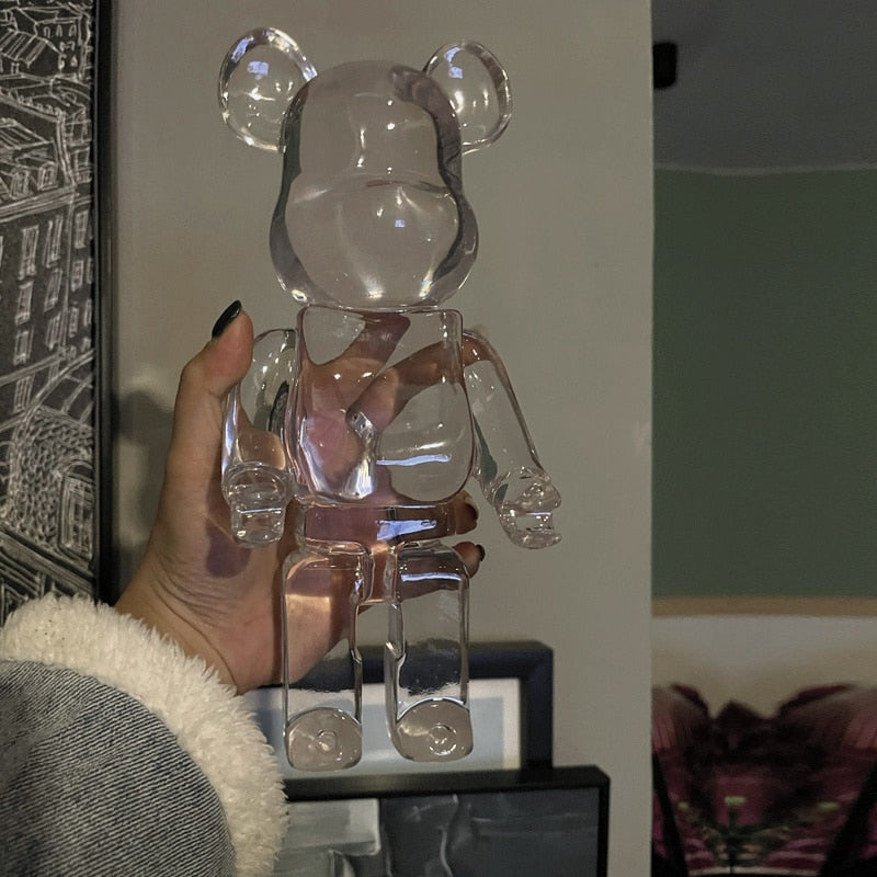 Abstrakt kunstskulptur i harpiks, moderne design som beriker ethvert rom og er en vakker borddekorasjon.