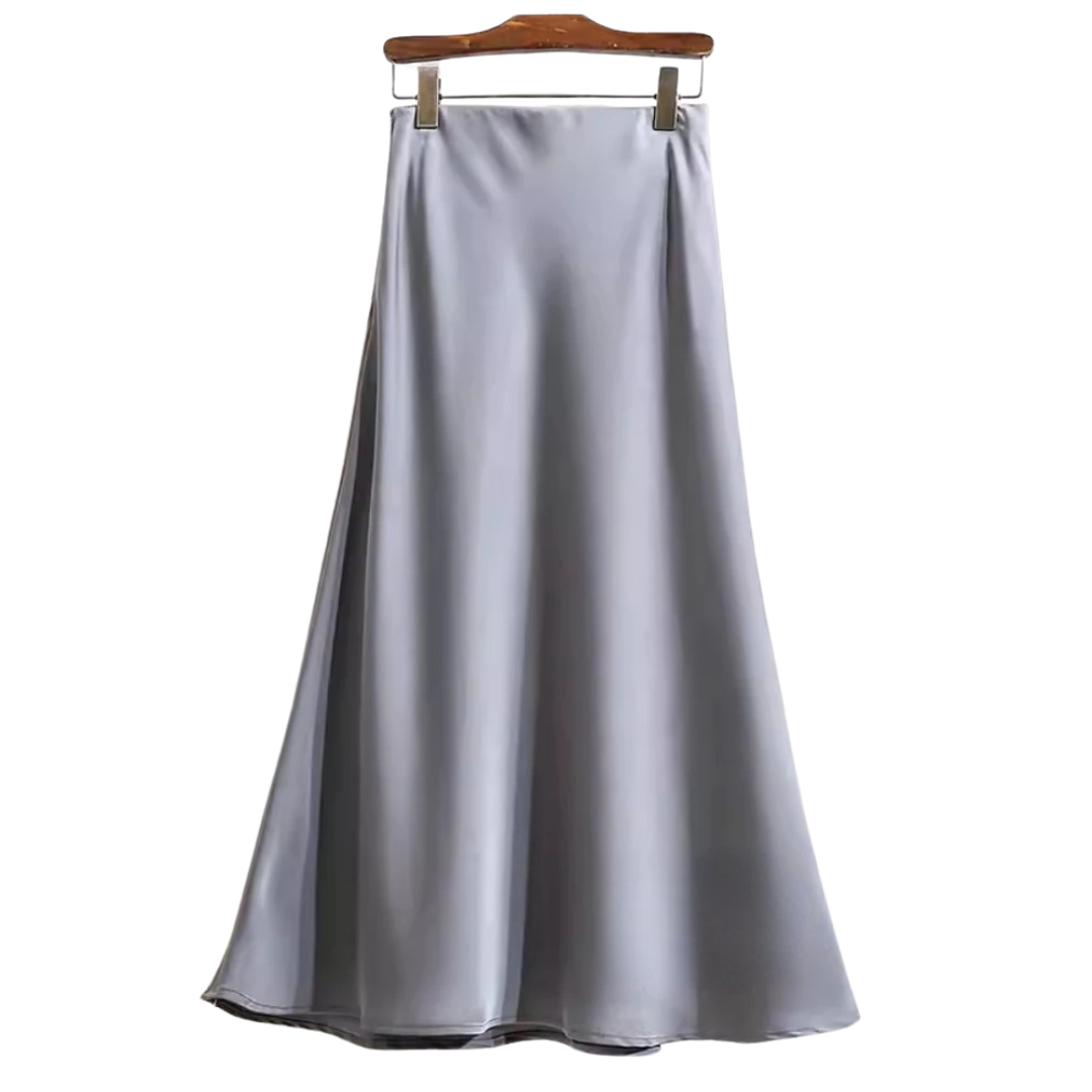 Allsidig fiskehaleskjørt, middels lengde, for kvinner. Elegant look, passer til fest og hverdagsbruk.