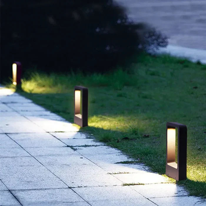 Moderne LED spotlight, vanntett utendørsbelysning. Perfekt som stilfull hagebelysning og stemningslys.
