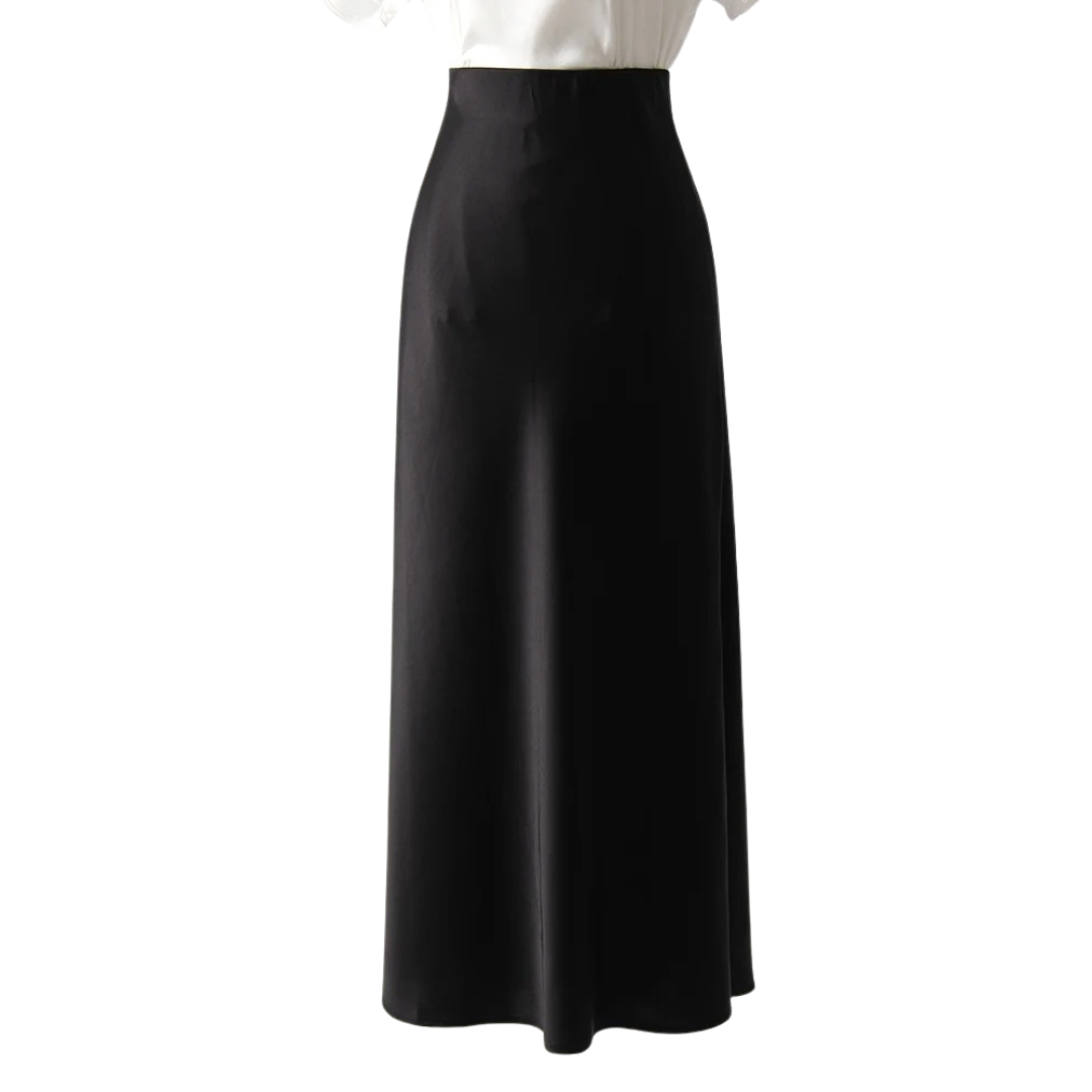 Elegant maxiskjørt med splitt for kvinner. Perfekt for allsidig sommerstil og fest.