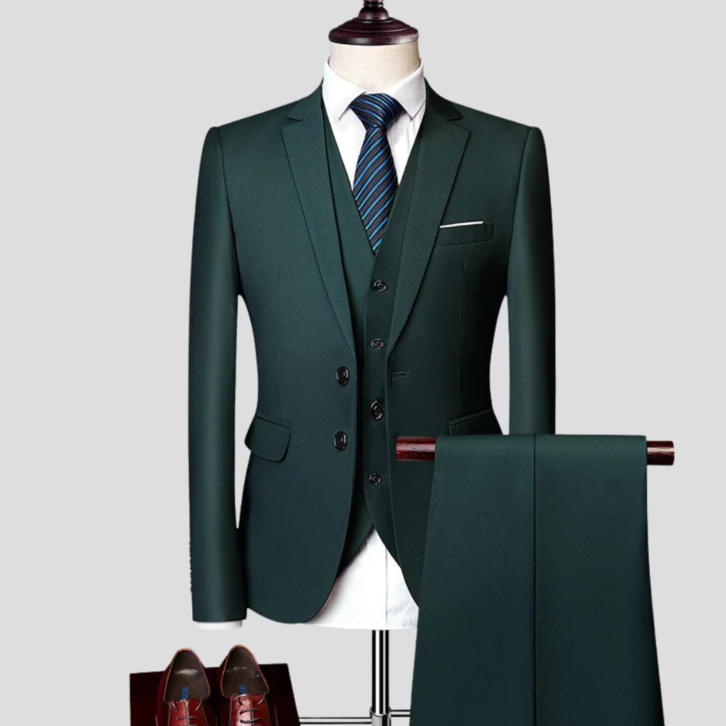 Premium menns dressett, formell og elegant med slank passform, ideell for den motebevisste mannen.